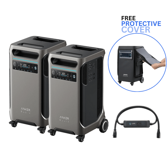 Anker Solix | 2x F3800 + Double Power Hub with Free Protective Cover
