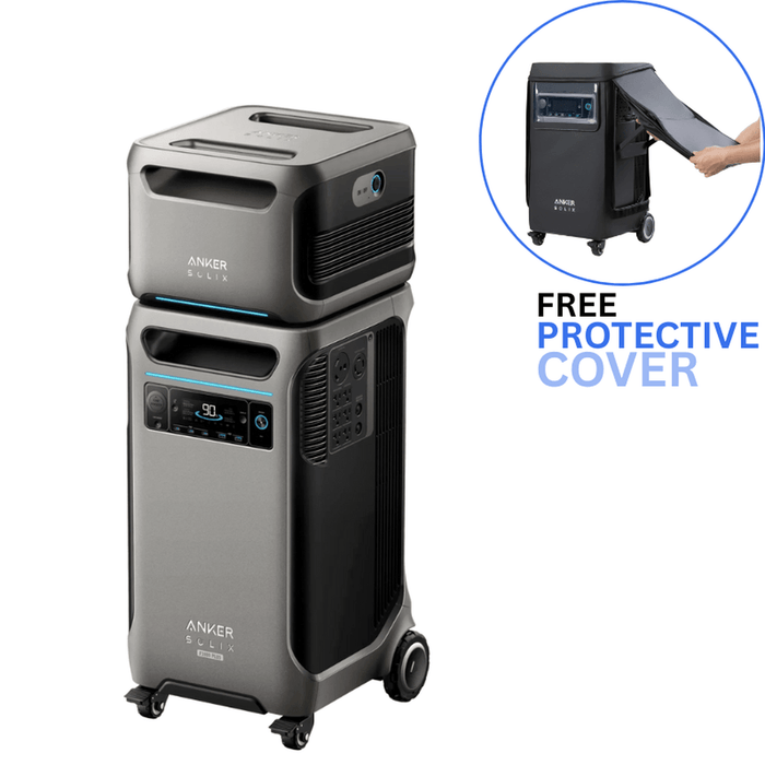 Anker Solix | F3800 Plus + Expansion Battery with Free Protective Cover