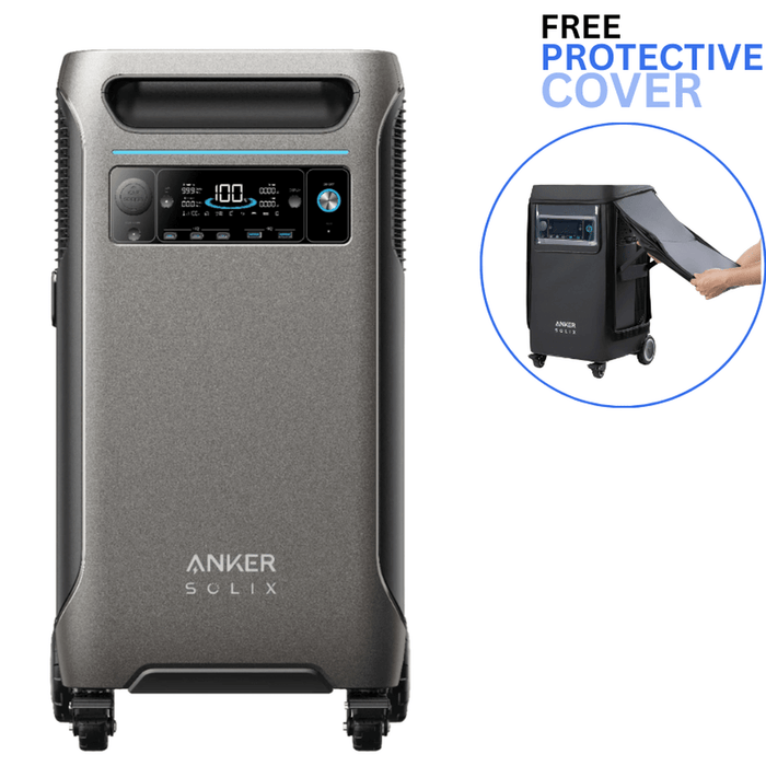 Anker Solix | F3800 Portable Power Station - 3840Wh | 6000W with Free Protective Cover image 5