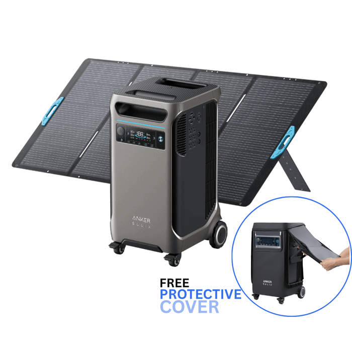 Anker Solix | F3800 Solar Generator + 400W Solar Panel with Free Protective Cover image 6