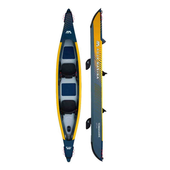 Aqua Marina | Tomahawk AIR-K 440 – High Pressure Speed Kayak, 2-Person, 4.4m/31", DWF Deck Paddles Excluded