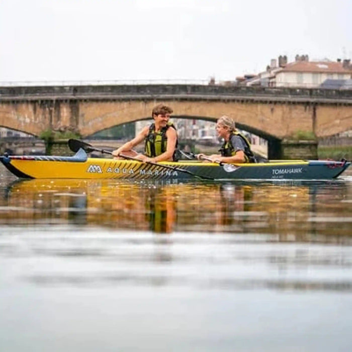 Aqua Marina | Tomahawk AIR-K 440 – High Pressure Speed Kayak, 2-Person, 4.4m/31", DWF Deck Paddles Excluded