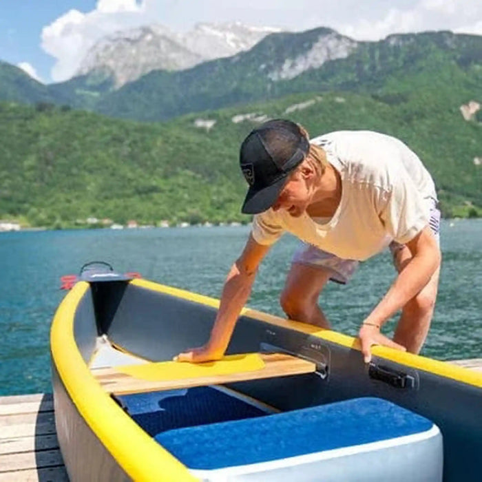 Aqua Marina | Tomahawk Air-C 15'8' – High Pressure Speed Canoe, 2/3-Person, 4.78m/33", DWF Deck Paddles Excluded