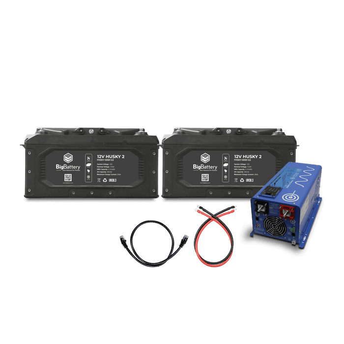 Big Battery | 12V 2X HUSKY 2 KIT – AIMS image 1