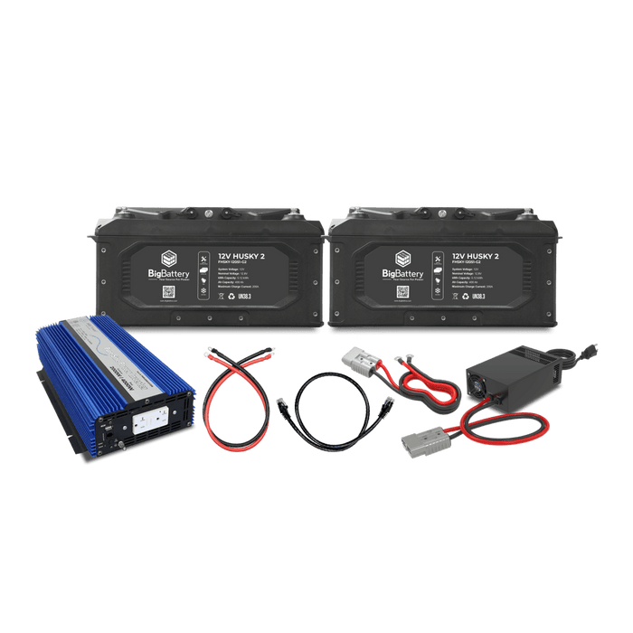 Big Battery | 12V 2X HUSKY 2 KIT – AIMS + CHARGER image 1