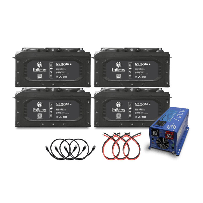 Big Battery | 12V 4X HUSKY 2 KIT – AIMS image 1