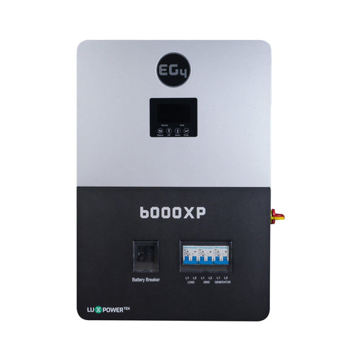 EG4 | 6000XP Off-Grid Inverter | 8000W PV Input | 6000W Output | 480V VOC Input | 48V 120/240V Split Phase | All-In-One Solar Inverter