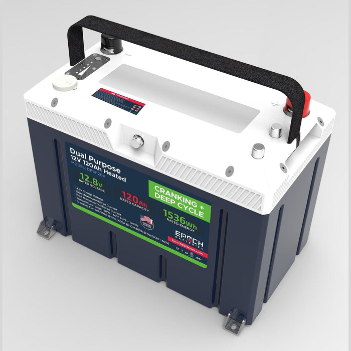 Epoch Batteries | 12V 120Ah - Group 27 - Cranking & Deep Cycle Lithium Battery (Dual Purpose) image 5