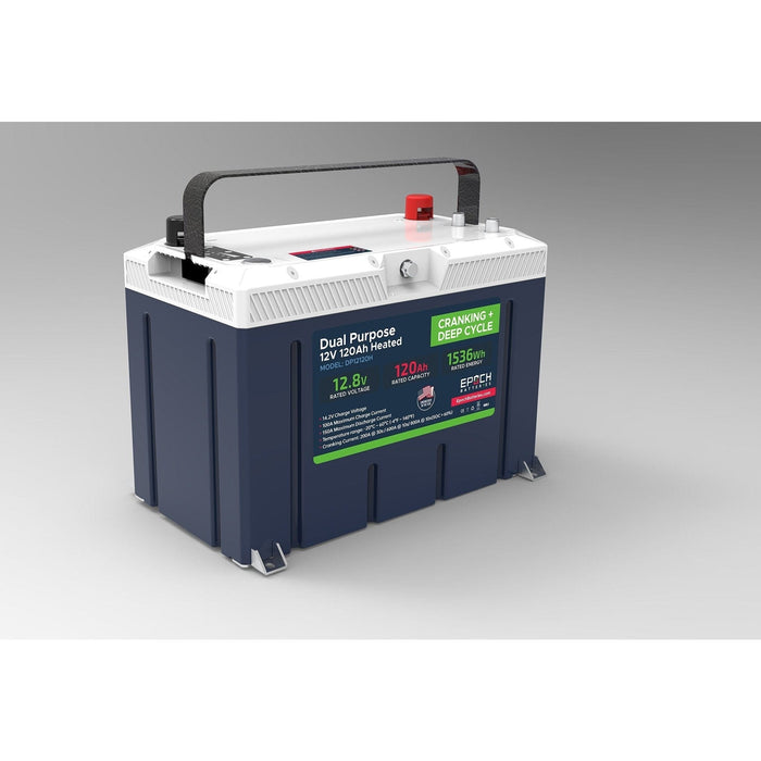 Epoch Batteries | 12V 120Ah - Group 27 - Cranking & Deep Cycle Lithium Battery (Dual Purpose) image 6