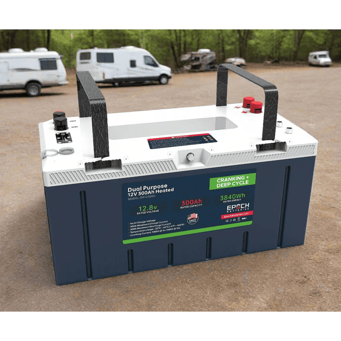 Epoch Batteries | 12V 300Ah - Group 8D - Cranking & Deep Cycle Lithium Battery (Dual Purpose) image 5