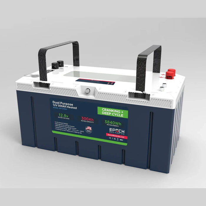 Epoch Batteries | 12V 300Ah - Group 8D - Cranking & Deep Cycle Lithium Battery (Dual Purpose) image 3