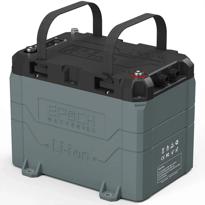 Epoch Batteries | 12V 50Ah LiFePO4 Lithium Battery - Bluetooth, Heating, Waterproof image 2