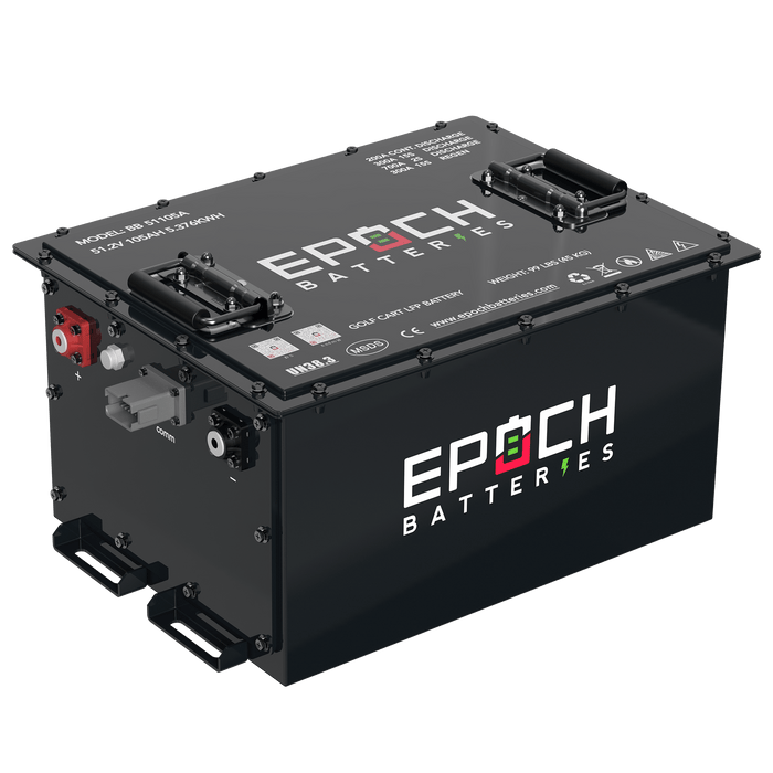 Epoch Batteries | 48V 105Ah Lithium LiFePO4 Golf Cart Battery - Complete Kit