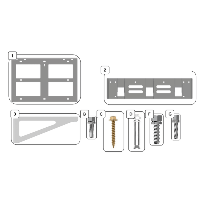Fortress Power | eForce Wallmount Bracket image 1