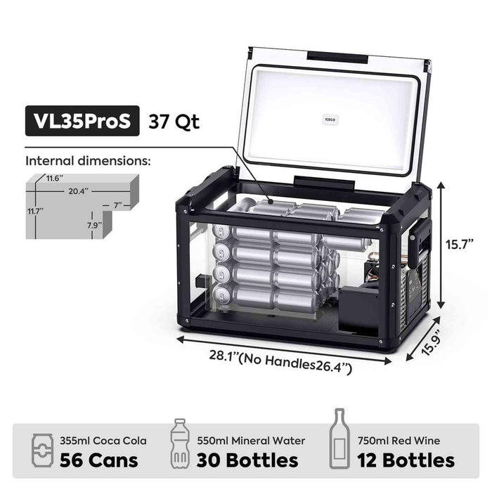 ICECO | VL35ProS Single Zone Portable Freezer 35 LT image 4