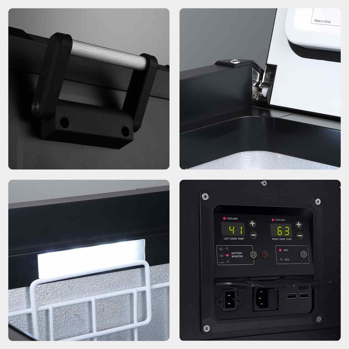 ICECO | VL90ProD Dual Zone Freezer 90 LT