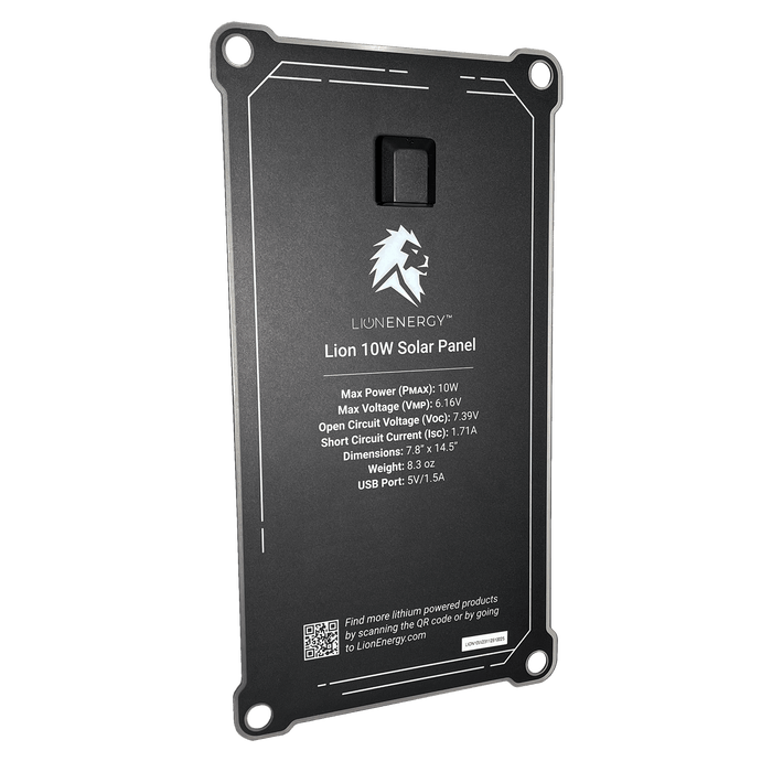 Lion Energy | 10W 6V Solar Panel (USB-A) (Case of 46) image 3