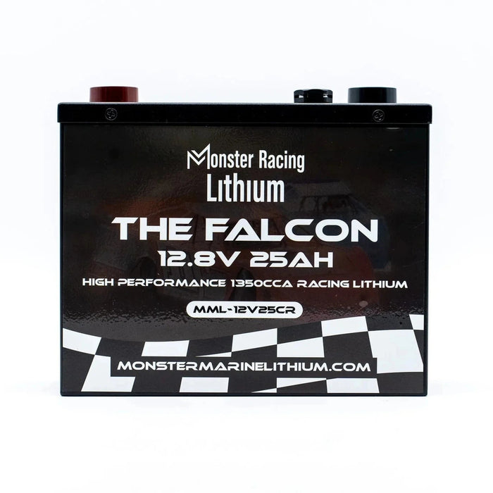 Monster Marine Lithium | 12.8V 25AH - "THE FALCON" - MONSTER RACING LITHIUM image 1