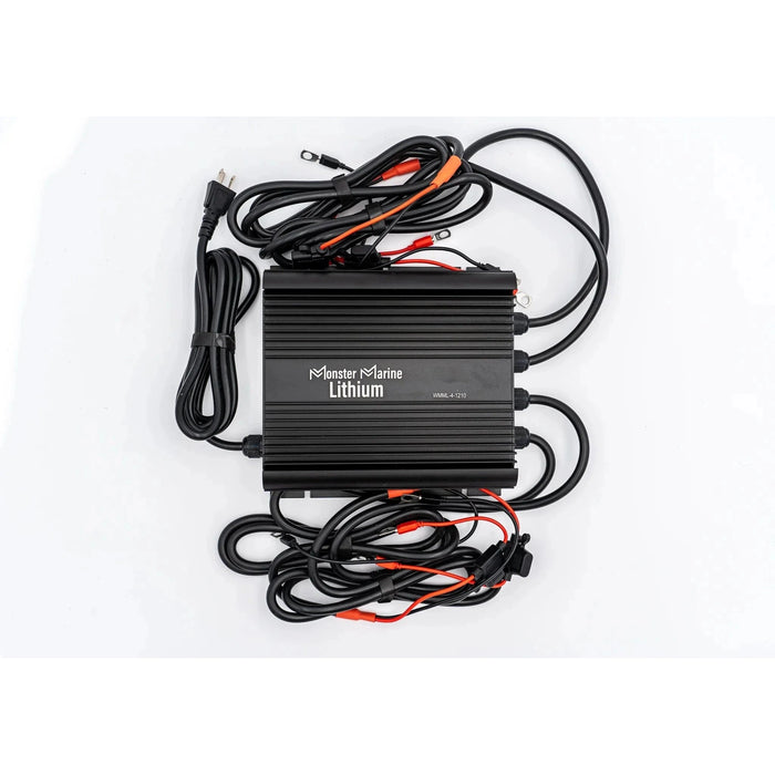 Monster Marine Lithium | 4 Bank Lithium & AGM Marine Waterproof Battery Charger image 1