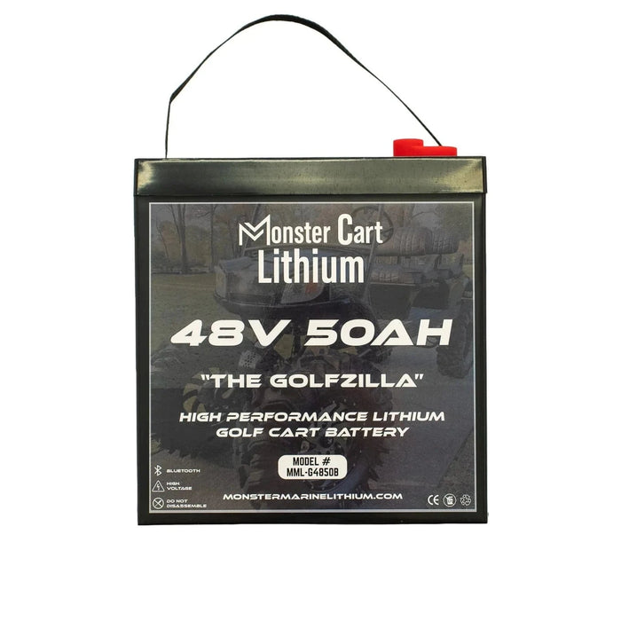 Monster Marine Lithium | 48V 50AH - "THE GOLFZILLA" - BLUETOOTH HIGH PERFORMANCE LITHIUM GOLF CART BATTERY - GC2 GROUP image 1