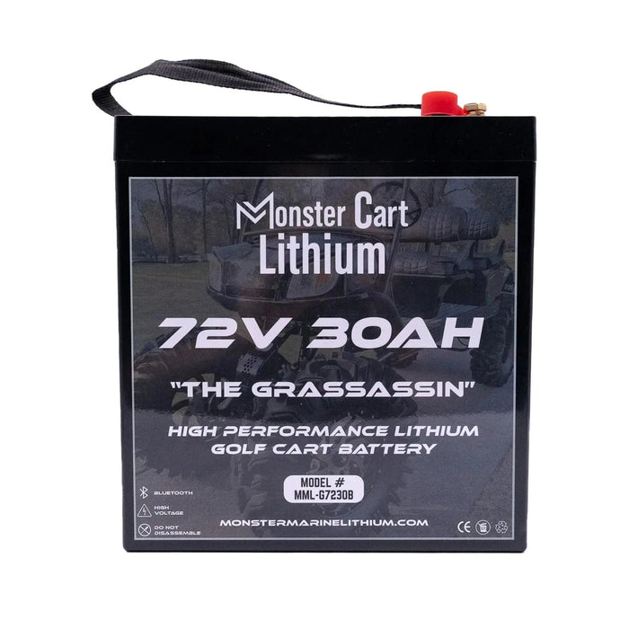 Monster Marine Lithium | 72V 30AH - "THE GRASSASSIN" - BLUETOOTH HIGH PERFORMANCE LITHIUM GOLF CART BATTERY - GC2 GROUP image 1