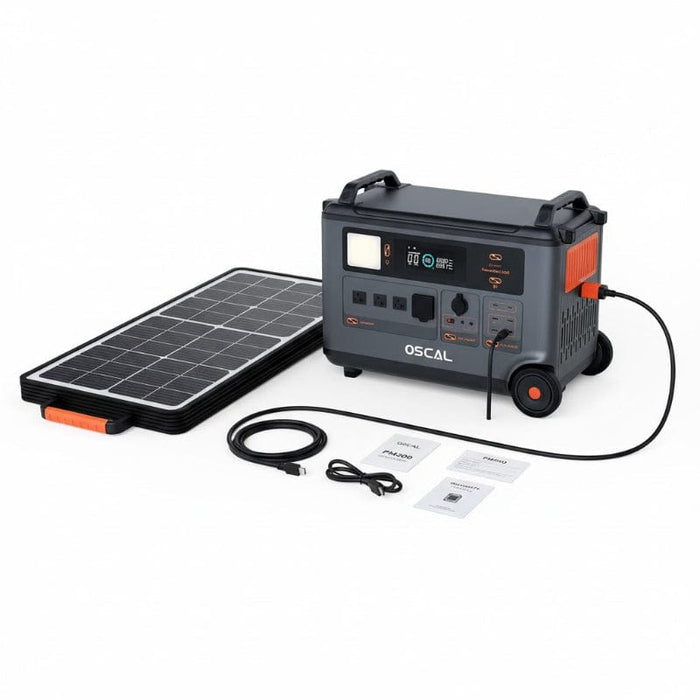 Oscal | PowerMax2400 Portable Power Station + 200W Portable Solar Panel PRE-ORDER