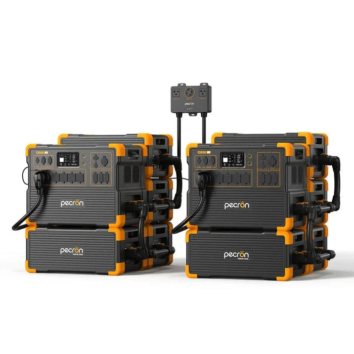 PECRON | 2 x E3600LFP Portable Power Station + 8 x EP3000-48V Expansion Battery + 240V Connect Box image 9