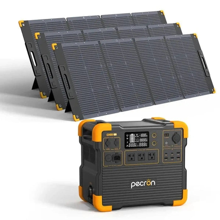 PECRON | E2400LFP Portable Power Station + 200W Solar Kits image 12