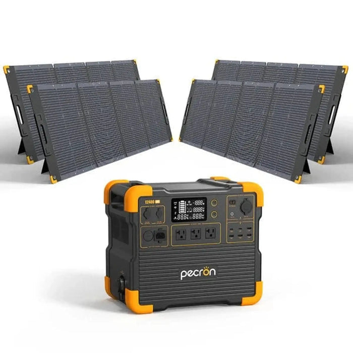 PECRON | E2400LFP Portable Power Station + 200W Solar Kits image 13