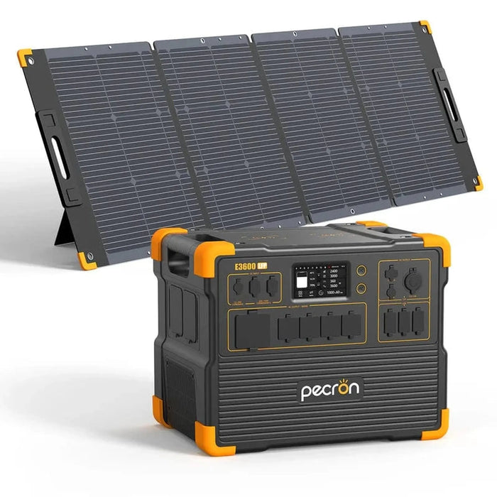 PECRON | E3600LFP Portable Power Station + 300W Solar Kits image 9