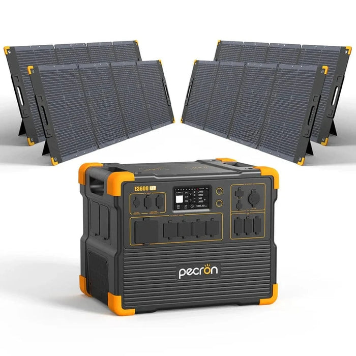 PECRON | E3600LFP Portable Power Station + 300W Solar Kits image 11