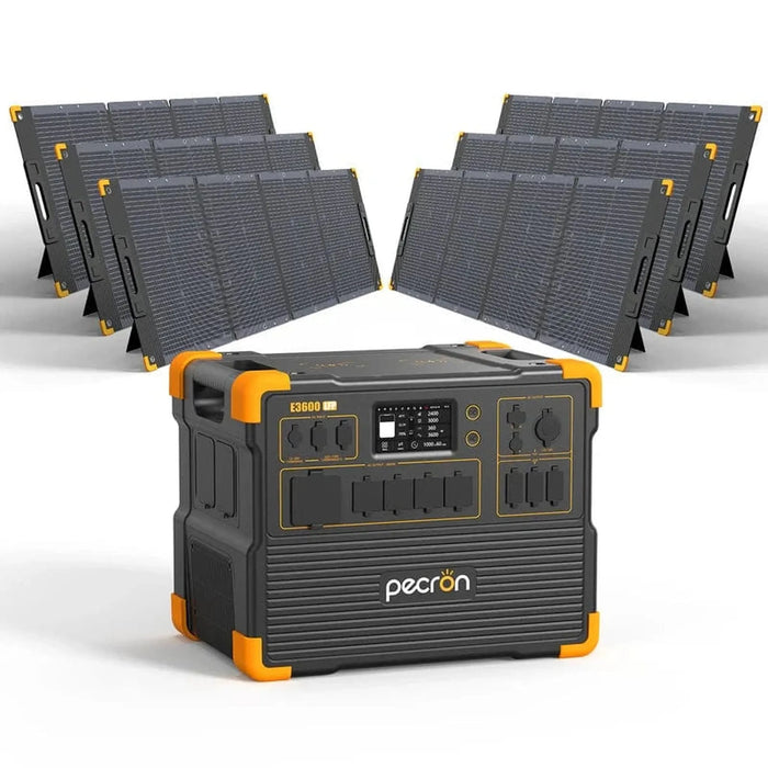 PECRON | E3600LFP Portable Power Station + 300W Solar Kits image 12