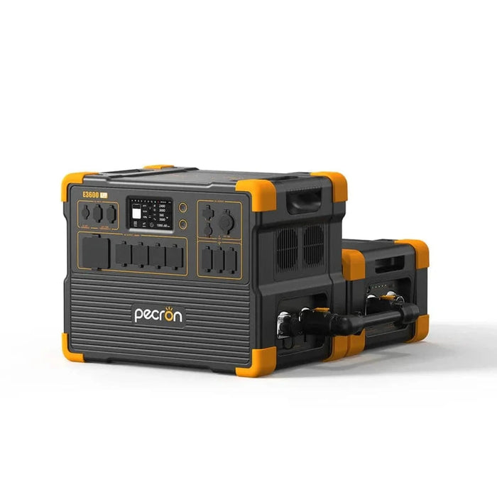 PECRON | E3600LFP Portable Power Station + EP3000-48V Expansion Battery image 9