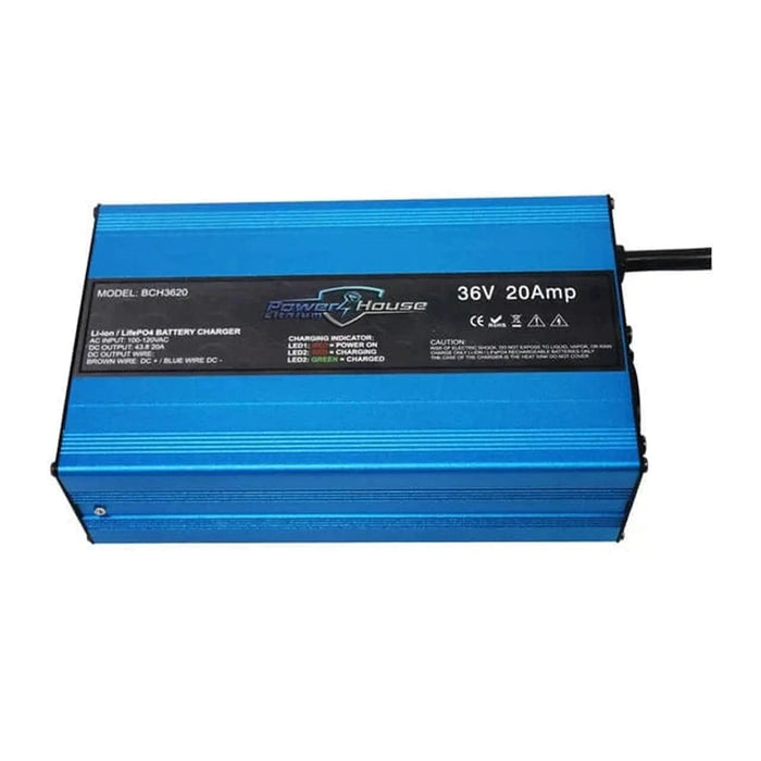 PowerHouse Lithium | 36V Non-Waterproof AC Chargers