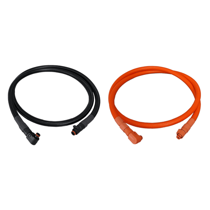 RUIXU | 1/0 AWG cables - Straight + 90 degree angle pluggable connector, Play and Plug, 200cm image 1
