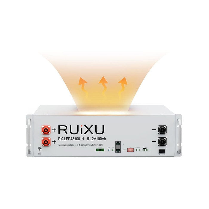 RUIXU  | 51.2V100Ah 5.12kWh | Self-heating | 10-year warranty | UL1973 | UL9540A | UL9540 pending image 1