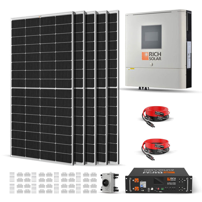 Rich Solar | 1250W 48VDC-120VAC Solar Kit image 2