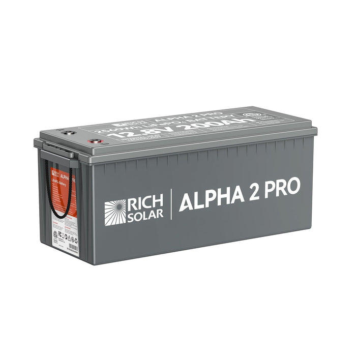 Rich Solar | ALPHA 2 PRO | 12V 200Ah LiFePO4 Battery | Premium 12V Lithium Battery for RVs, Cabins, Tiny Homes | 7,000 Lifetime Cycles | 10 Year Warranty | UL1973 Certified image 14