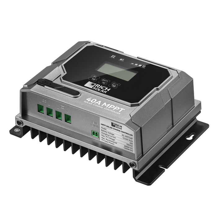 Rich Solar | BRAVO 40 | 40 Amp MPPT Solar Charge Controller | Premium 40A 12V/24V MPPT Solar Controller image 8