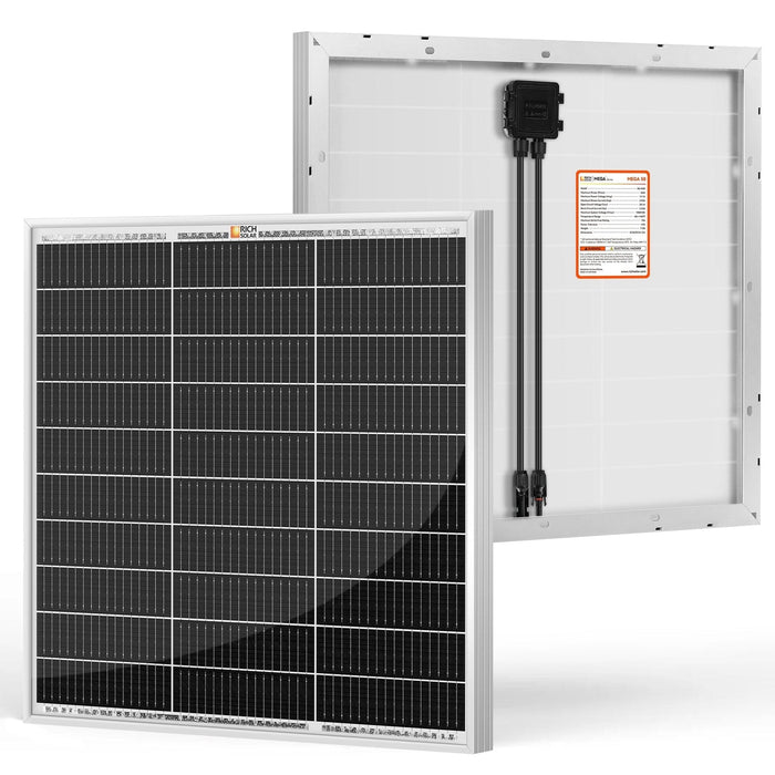 Rich Solar | MEGA 50 | 50 Watt Solar Panel | Compact 12V Off-Grid Solar Panel for Boats, Vans, Trailers | 25-Year Output Warranty | UL Certified image 9