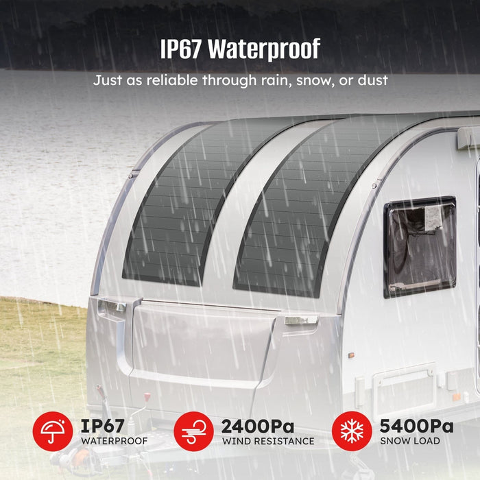 Rich Solar | MEGA 80 FLEX | 80 Watt CIGS Flexible Solar Panel | Premium 12V Flexible Panel | High Efficiency image 3