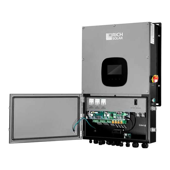 Rich Solar | NOVA 12K | 12000 Watt 48V Split Phase Hybrid Inverter | 12000W PV Input, 10000W Continuous Output 120/240V image 4