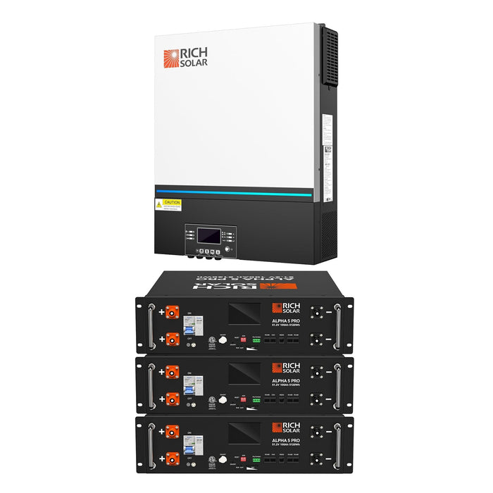 Rich Solar | NOVA 6548 | 6500 Watt (6.5kW) 48 Volt Off-Grid Hybrid Solar Inverter | Premium 6500W 48V Hybrid Inverter  | UL Certified image 10