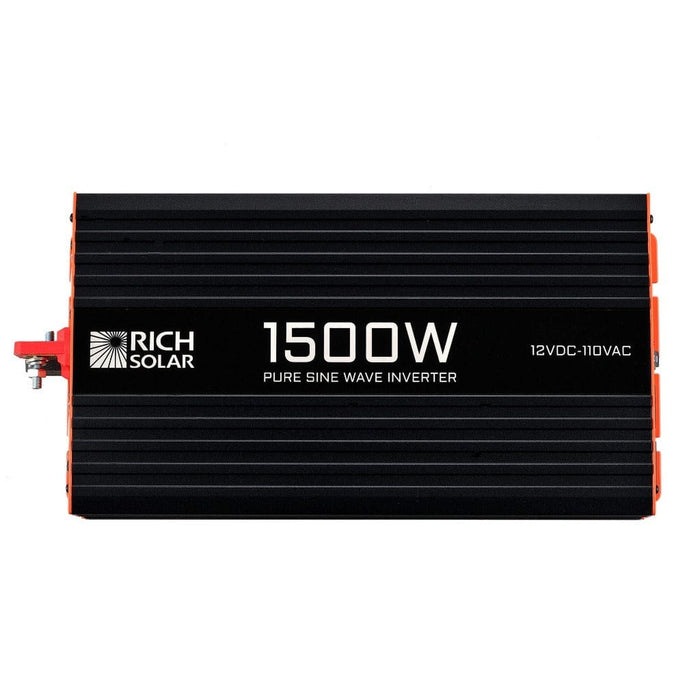 Rich Solar | NOVA PURE 1.5K | 1500 (1.5kW) Watt 12 Volt Industrial Pure Sine Wave Inverter | Powerful 1500W 12V Off-Grid Inverter | Top Rated image 1