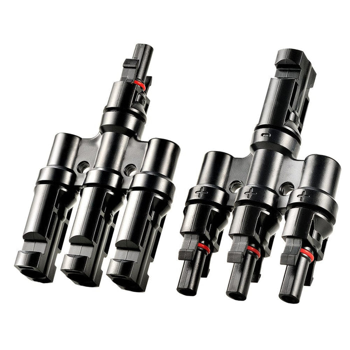 Rich Solar | Y Branch Parallel Connectors 3-to-1 | 3-to-1 Weatherproof Parallel Connectors for Solar Panels | Easy Install image 2