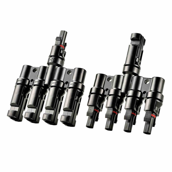Rich Solar | Y Branch Parallel Connectors 4-to-1 | 4-to-1 Weatherproof Parallel Connectors for Solar Panels | Easy Install image 2