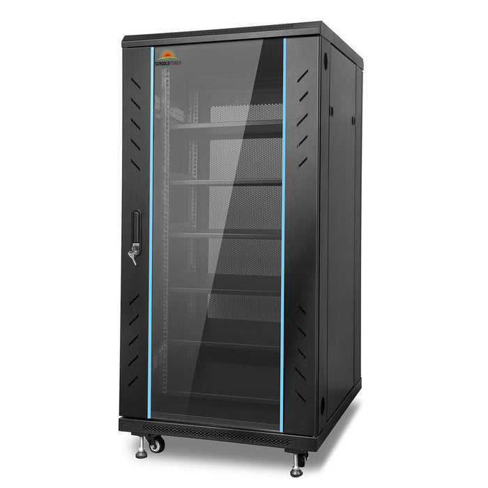 SunGoldPower | Enclosed Battery Cabinet 6 Slot with Bus Bar for SG48100P/ SGH48100T image 1