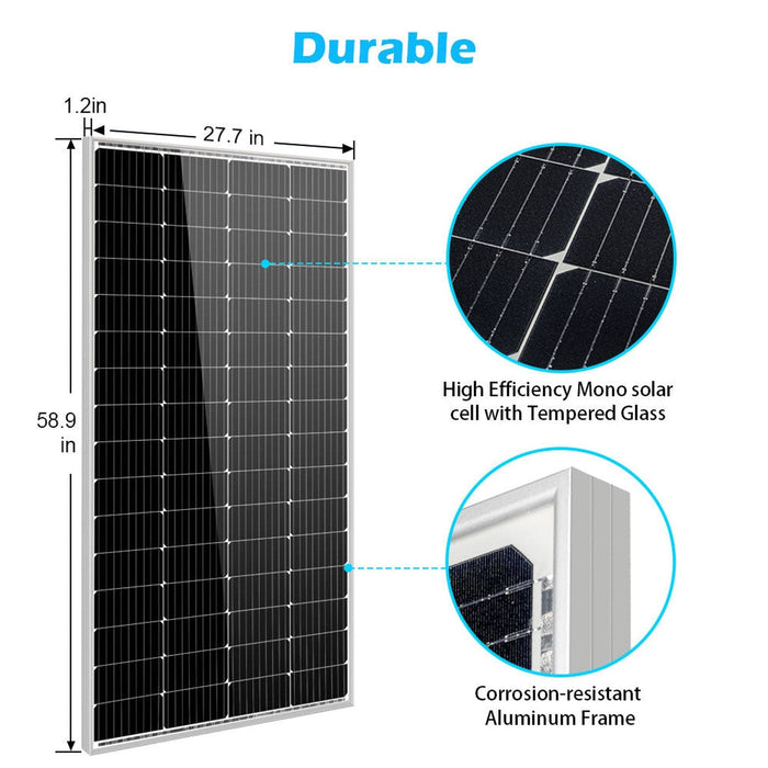 SunGoldPower | 200 Watt Monocrystalline Solar Panel image 10
