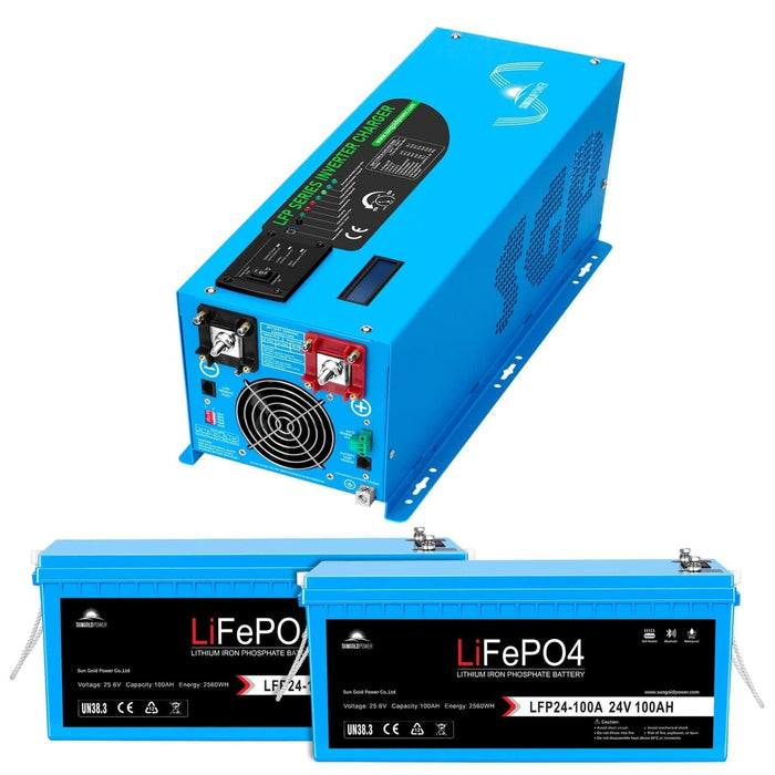 SunGoldPower | 3000W DC 24V Pure Sine Wave Inverter With Charger image 20