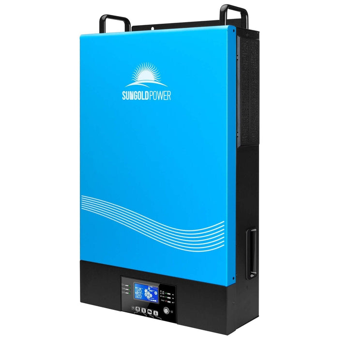 SunGold Power | 6000W 48V Hybrid Solar Inverter Split Phase 120/240VAC Grid Feedback & Batteryless